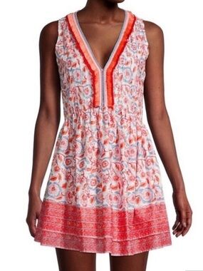 NWT Vineyard Vines Floral Print Pintuck Dress Size M